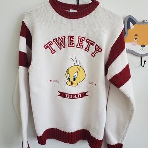 Worner Bros Studio Store Tweety Brid Sweater size XS .Vintage .
